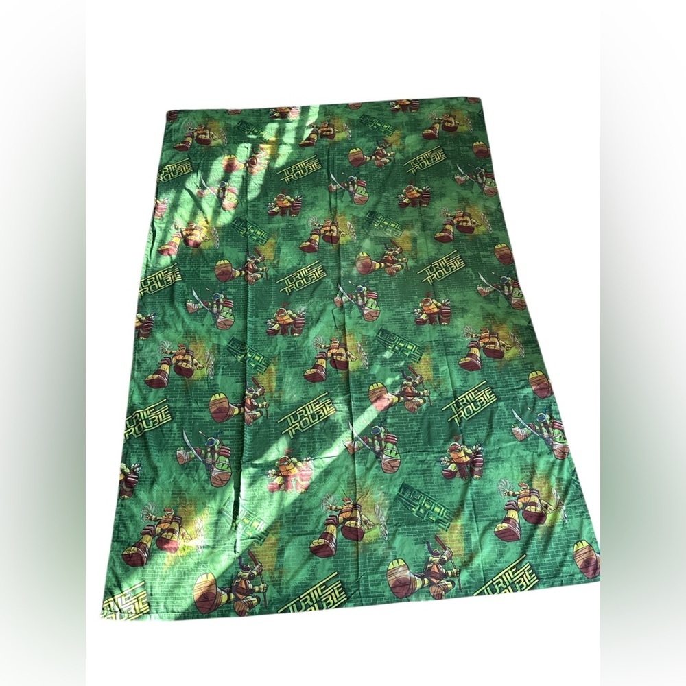 Nickelodeon Teenage Mutant Ninja Turtles Twin Flat Sheet Green w/Pillowcase